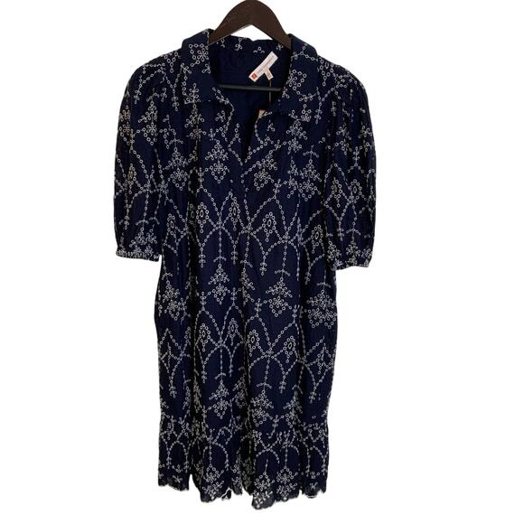 Jude Connally Phoebe Navy and white Dress NWT size s - Picture 1 of 5